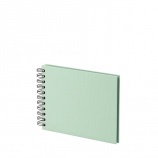 Rössler SOHO fotoalbum (14,5x19,5 cm, 20 listov, so špirálou, čierne listy) mentolová zelená