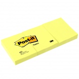 3M Post-it samolepiace bločky balenie 51x38mm,100listov,3bloky, žltý pastel,12ks VÝPREDAJ