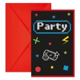 Procos pozvánka, 6ks, Gaming Party (3)