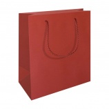 Darčeková taška A5 na výšku, matná (20x10x24 cm) červená