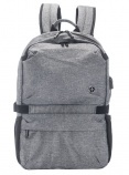 SwissDigital ruksak, sivý (45x31x13 cm, 18l) Companion, RFID