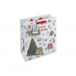 Eurowrap darčeková taška, Vianočný trh (21,5x25x10 cm) Vian. (2)